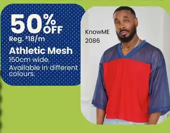 Fabricland Athletic Mesh offer