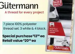 Fabricland Gütermann thread set offer
