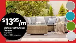 Fabricland Waterproof Outdoor Canvas offer