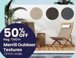 Fabricland Merrill Outdoor Textures offer