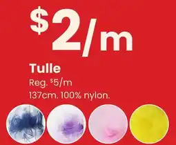 Fabricland Tulle offer
