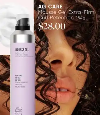 Chatters Salon AG CARE Mousse Gel Extra-Firm Curl Retention 284g offer