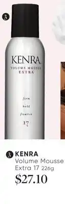 Chatters Salon KENRA Volume Mousse Extra offer