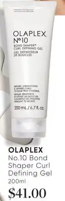 Chatters Salon OLAPLEX No. 10 Bond Shaper Curl Defining Gel offer