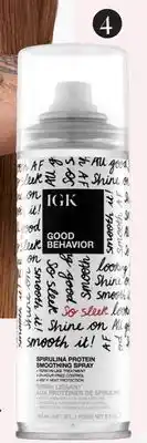 Chatters Salon IGK Good Behavior Spirulina Protein Smoothing Spray offer