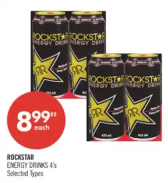 Shoppers Drug Mart ROCKSTAR ENERGY DRINKS 4's offer