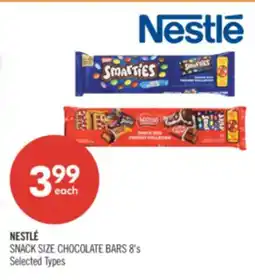 Shoppers Drug Mart NESTLÉ SNACK SIZE CHOCOLATE BARS offer