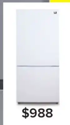 Leon's L2 White Bottom-Freezer Refrigerator (18.7 cu. ft.) - LRB19B5AWWC offer