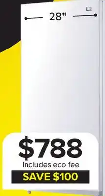 Leon's 13.8 Cu. Ft. Convertible Freezer/Fridge offer