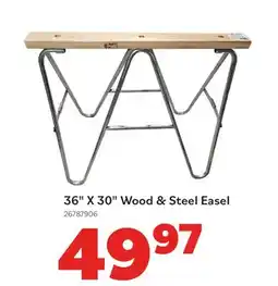 Matériaux Pont Masson Wood and Galvanized Steel Sawhorse - 2500 lb Capacity offer