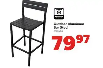 Matériaux Pont Masson Outdoor Aluminum Bar Stool offer