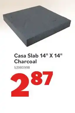 Matériaux Pont Masson Casa Concrete Patio Stone 14 x 14 - Charcoal offer