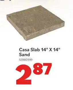 Matériaux Pont Masson Casa Concrete Patio Stone 14 x 14 - Sand Beige offer