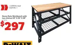 Matériaux Pont Masson Heavy Duty Workbench with two shelves - 53 x 25 x 38 offer