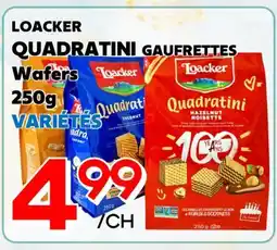 Marche Salaberry LOACKER QUADRATINI GAUFRETTES offer