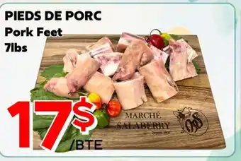 Marche Salaberry PIEDS DE PORC offer