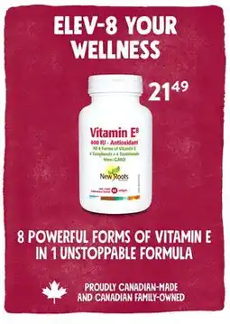 Ki Nature & Santé New Roots 8 Powerful Forms oF Vitamin e in 1 unstopPable Formula offer