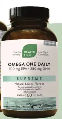 Ki Nature & Santé HEALTH FIRST OMEGA ONE DAILY SUPREME offer