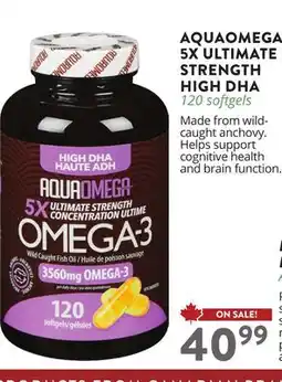 Ki Nature & Santé AQUAOMEGA 5X ULTIMATE STRENGTH HIGH DHA offer
