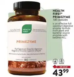 Ki Nature & Santé HEALTH FIRST PRIMEZYME offer