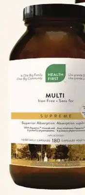 Ki Nature & Santé Health First Multi Supreme Iron Free offer