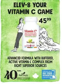 Ki Nature & Santé NEW ROOTS advanced formula with buFfered, active Vitamin C complex from eight superior sources offer