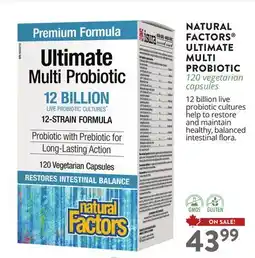 Ki Nature & Santé NATURAL FACTORS ULTIMATE MULTI PROBIOTIC offer