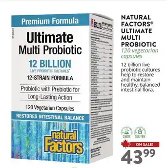 Ki Nature & Santé NATURAL FACTORS ULTIMATE MULTI PROBIOTIC offer