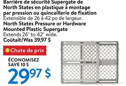 Walmart North States Pressure or Hardware Mounted Plastic Supergate offer