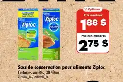 Wholesale Club Sacs de conservation pour aliments Ziploc offer