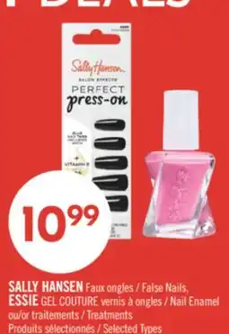 Pharmaprix SALLY HANSEN False Nails,ESSIE GEL COUTURE Nail Enamel or Treatments offer