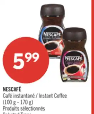 Pharmaprix NESCAFÉ Instant Coffee offer