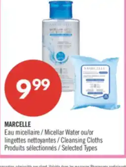 Pharmaprix MARCELLE Micellar Water or Cleansing Cloths offer