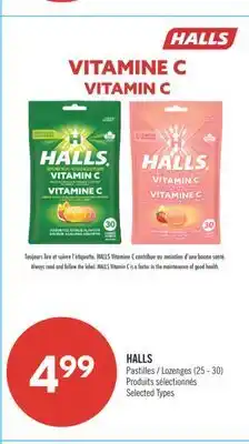 Pharmaprix HALLS Lozenges offer