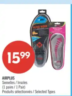 Pharmaprix AIRPLUS Insoles offer