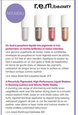 Pharmaprix A Powerfully Pigmented, High-Performance Liquid Shadow in Stunning Lustrous and Velvety Matte Shades offer
