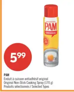 Pharmaprix PAM Original Non-Stick Cooking Spray offer