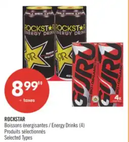 Pharmaprix ROCKSTAR Energy Drinks, 4 offer