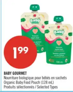 Pharmaprix BABY GOURMET Organic Baby Food Pouch offer