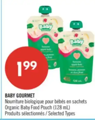 Pharmaprix BABY GOURMET Organic Baby Food Pouch offer