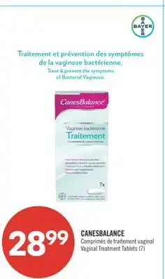 Pharmaprix CANESBALANCE Vaginal Treatment Tablets offer