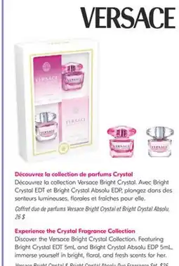 Pharmaprix Experience the Crystal Fragrance Collection offer