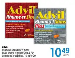 Uniprix ADVIL Rhume et Sinus/Cold & Sinus, Rhume et grippe/Cold & Flu offer