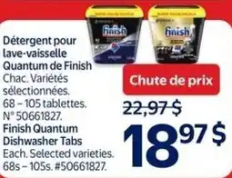 Walmart Finish quantum dishwasher tabs offer
