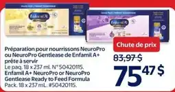 Walmart Enfamil A+ neuropro or neuropro gentlease ready to feed formula offer