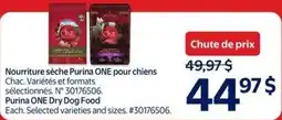 Walmart Purina one dry dog food offer