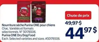 Walmart Purina one dry dog food offer