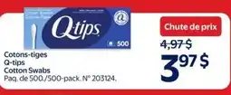 Walmart Cotons-tiges Q-tips Cotton Swabs offer