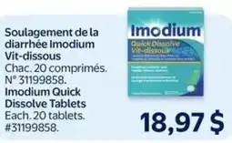 Walmart Imodium quick dissolve tablets offer