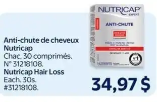 Walmart Nutricap hair loss offer